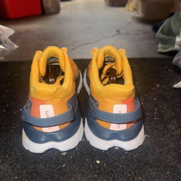 HOKA 9 B Mach Supersonic Profly Running Shoes Womens Orange Sneakers - Picture 4 of 7